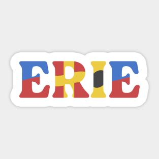 Erie Flags Sticker